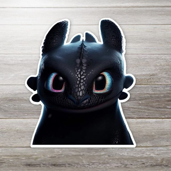 Sticker - Dragon No Tooth - hotRAGS.com