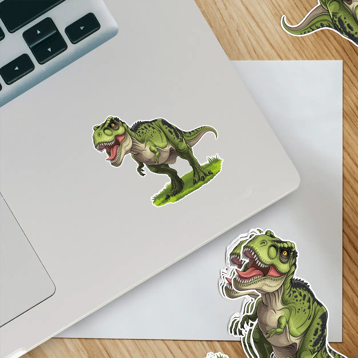 Sticker - T Rex On Grass - hotRAGS.com