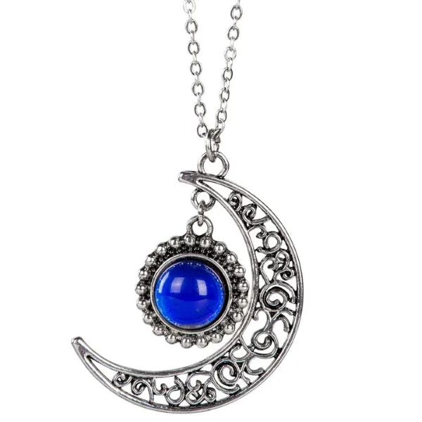 Necklace - Moon With Mood Stone - hotRAGS.com