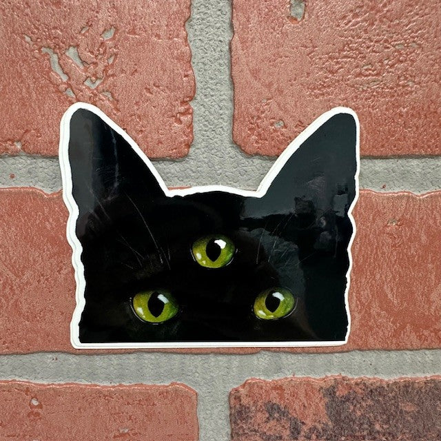 Sticker - Cat 3rd Eye - hotRAGS.com
