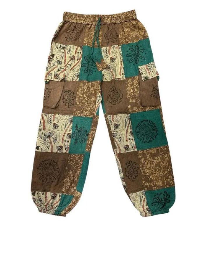 Pant - Cargo Patchwork - Brown - hotRAGS.com