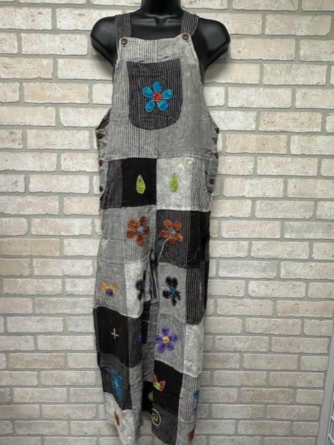 Overalls - Floral Patchwork - hotRAGS.com