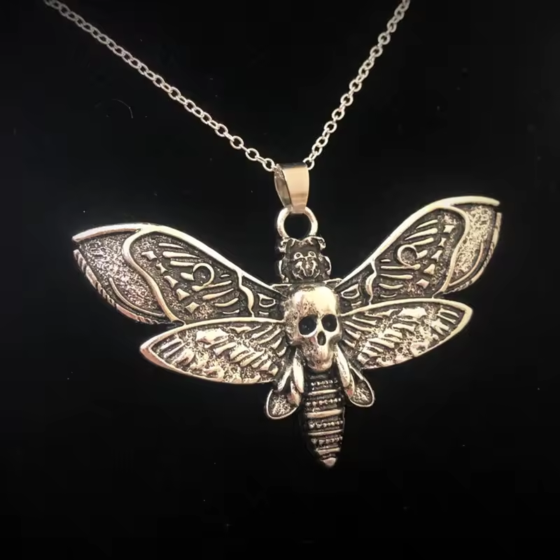 Necklace - Death Moth - hotRAGS.com