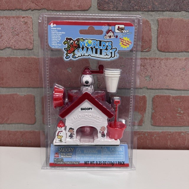 TOY - World's Smallest SNOOPY SNOW CONE