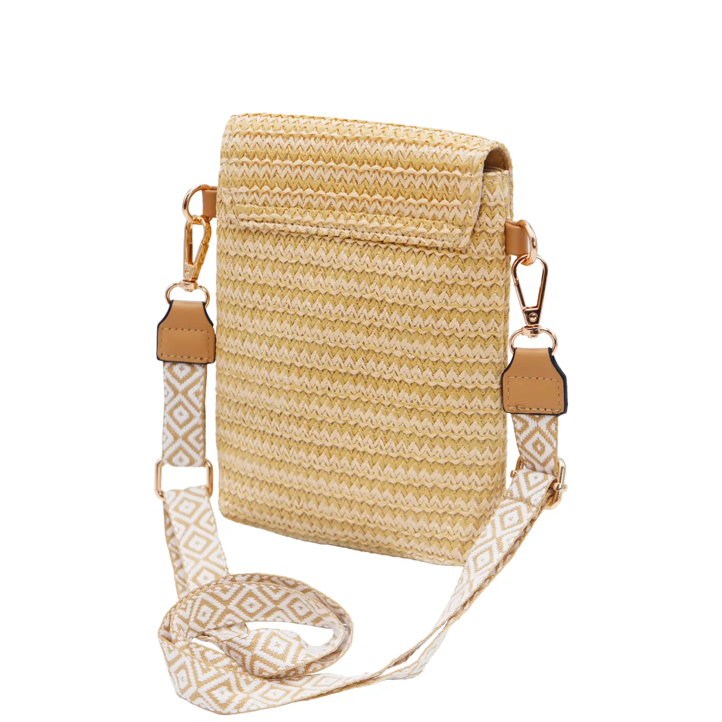 Bag - Wavy Daisy Flower Artisan Beaded Crossbody Bag - hotRAGS.com