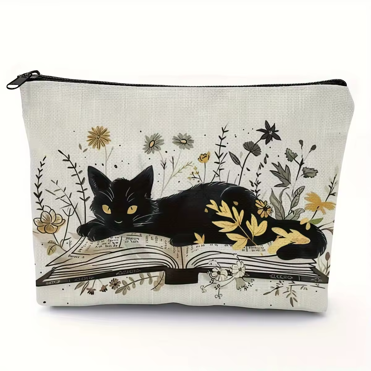 Coin Cosmetic Bag - Cat Book - hotRAGS.com