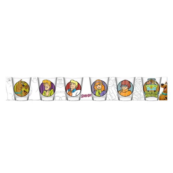 Glass Set - Mini Scooby Doo - 6pc - hotRAGS.com