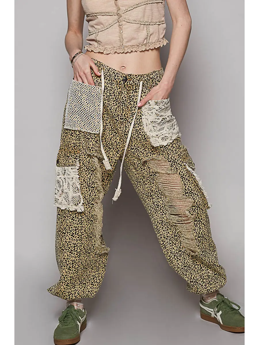 Pants - Jogger Vintage - Leopard - hotRAGS.com