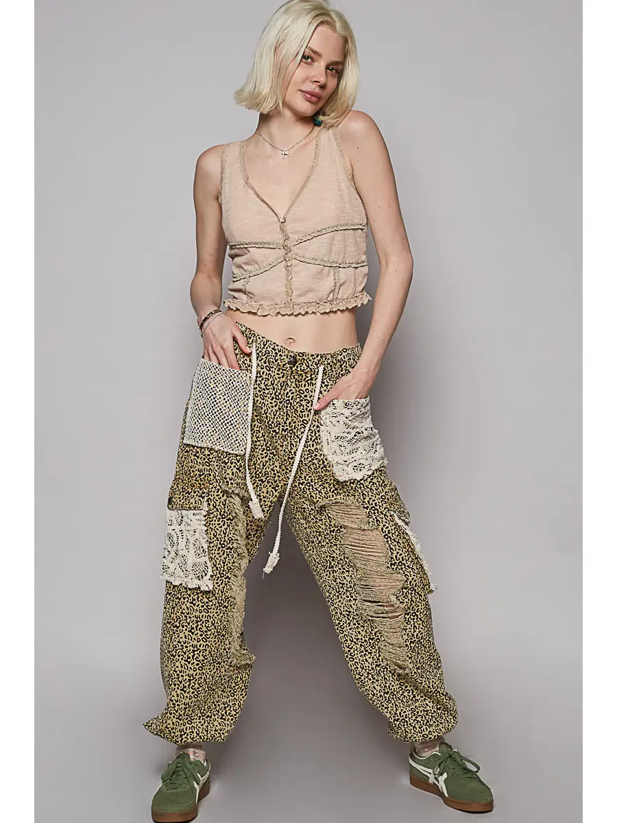 Pants - Jogger Vintage - Leopard - hotRAGS.com