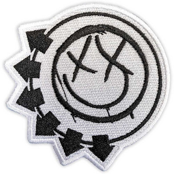 Patch - Blink 182 Black 6 Arrow Smile - hotRAGS.com