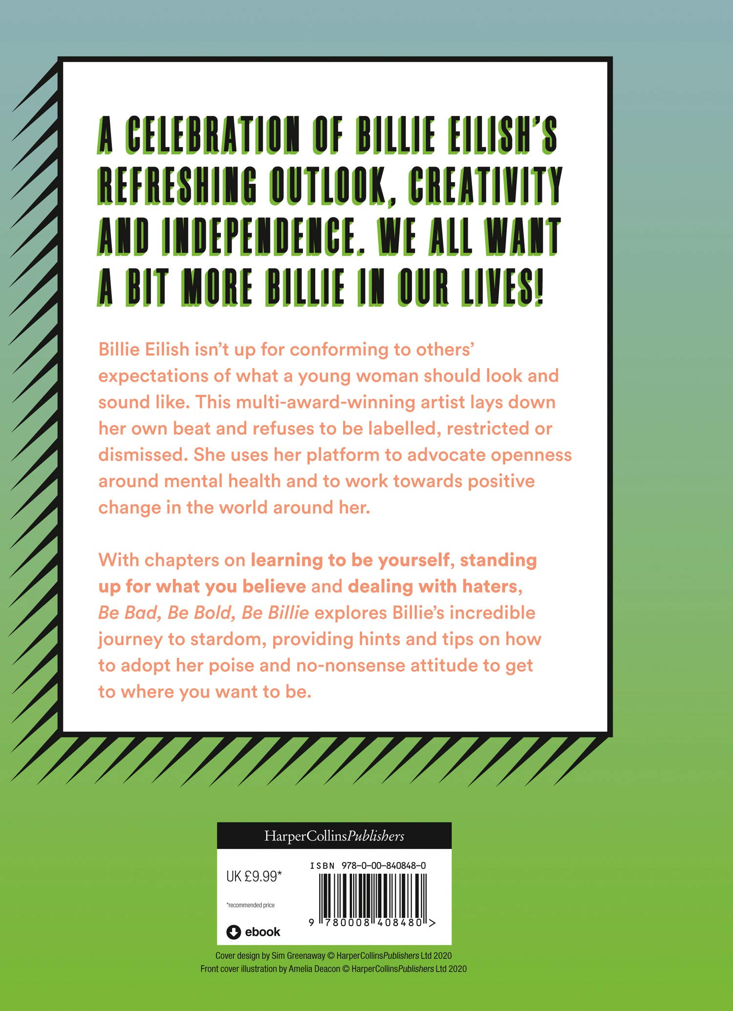 Book - Be Bad Be Bold Be Billie - hotRAGS.com