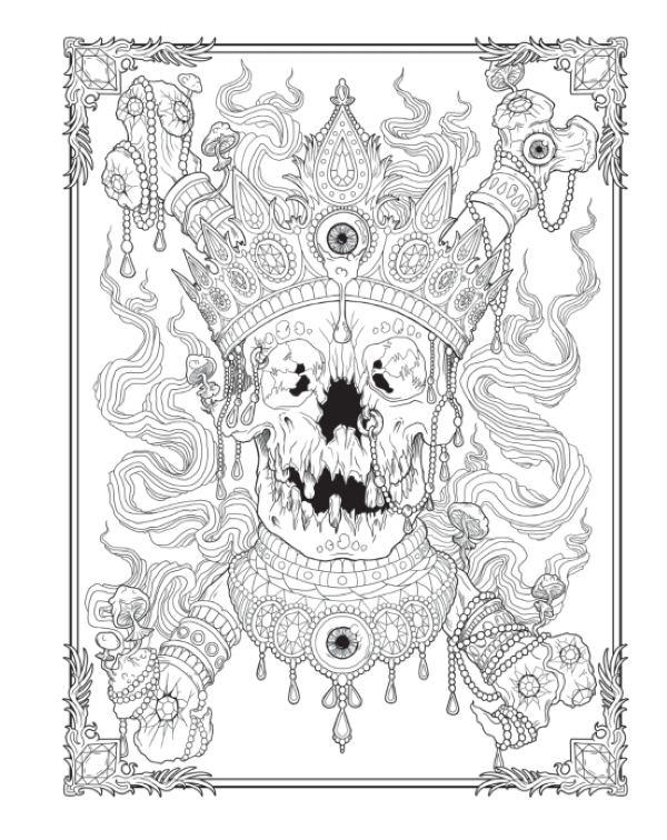 Coloring Book - Dark Art - hotRAGS.com