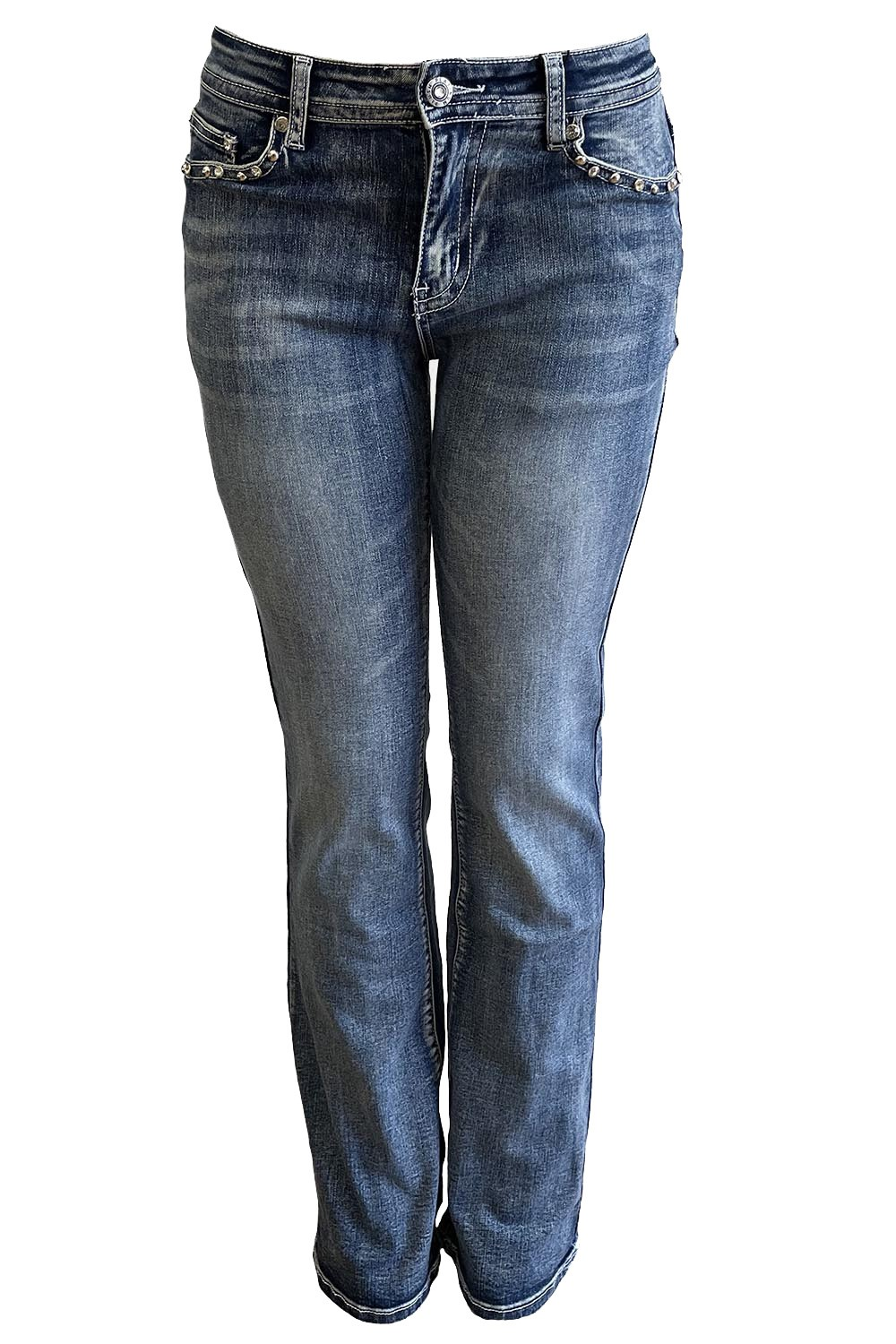 Denim - Skull Rhinestones - hotRAGS.com