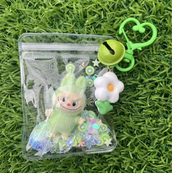 Keychain- Green Monster In Pouch - hotRAGS.com