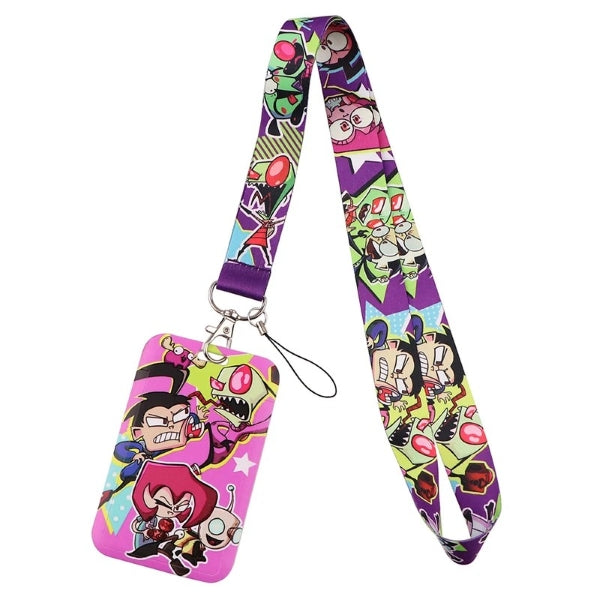 Lanyard - Invader Zim - Pink - hotRAGS.com