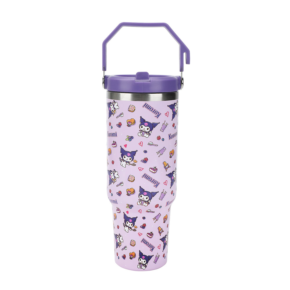 Tumbler - Steel Kuromi W/ Handle - hotRAGS.com