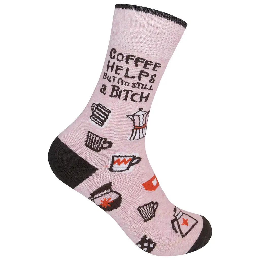 Socks - Coffee Helps Still But I'm Still A Bitch - hotRAGS.com