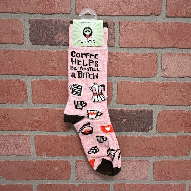 Socks - Coffee Helps Still But I'm Still A Bitch - hotRAGS.com