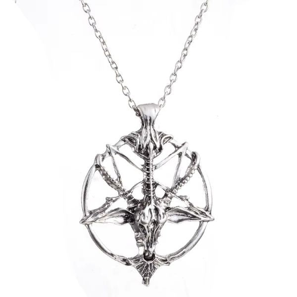 Necklace - Pentagram Skull - hotRAGS.com