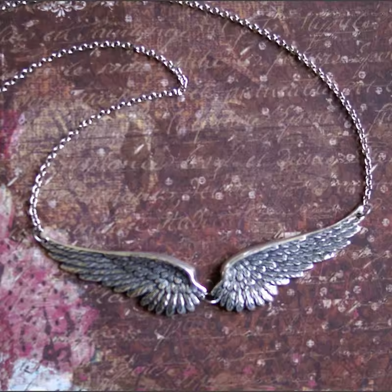 Necklace - Angel Wings - hotRAGS.com