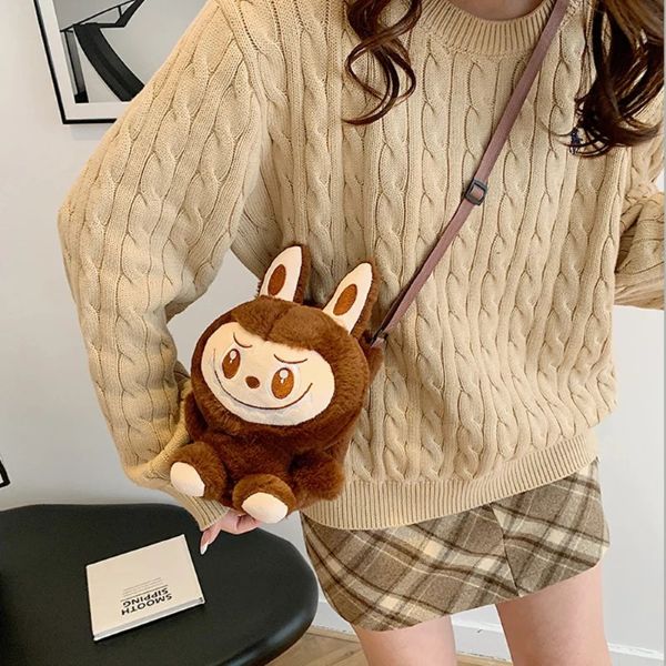 Bag - Shoulder Plush Monster - Brown - hotRAGS.com