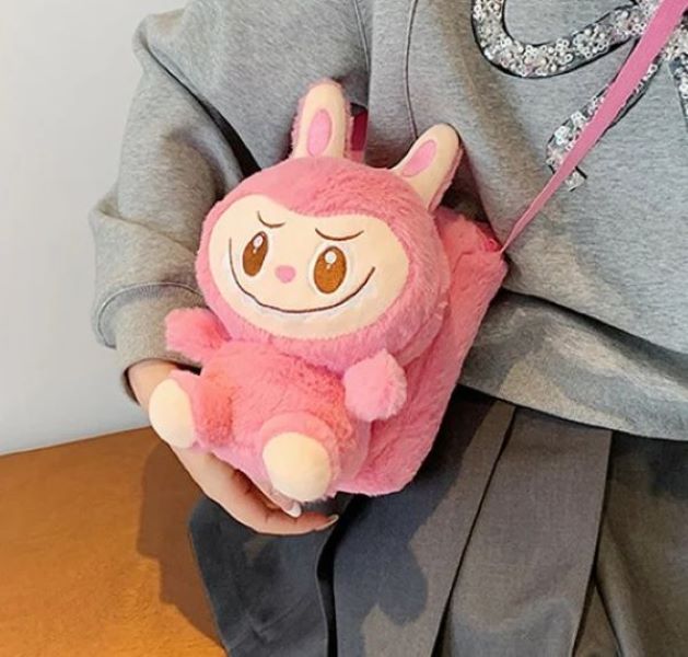 Bag - Shoulder Bag Monster - Pink - hotRAGS.com