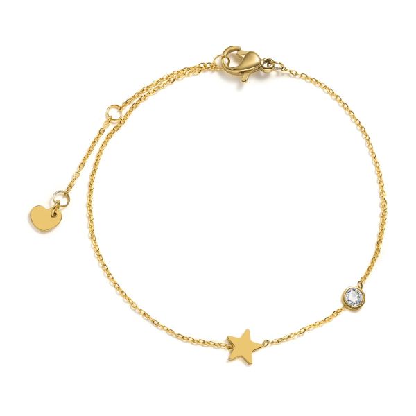 Bracelet - Star Gold Gem - hotRAGS.com