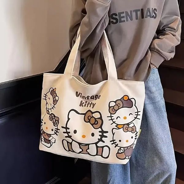Bag - Tote Canvas Hello Kitty - hotRAGS.com
