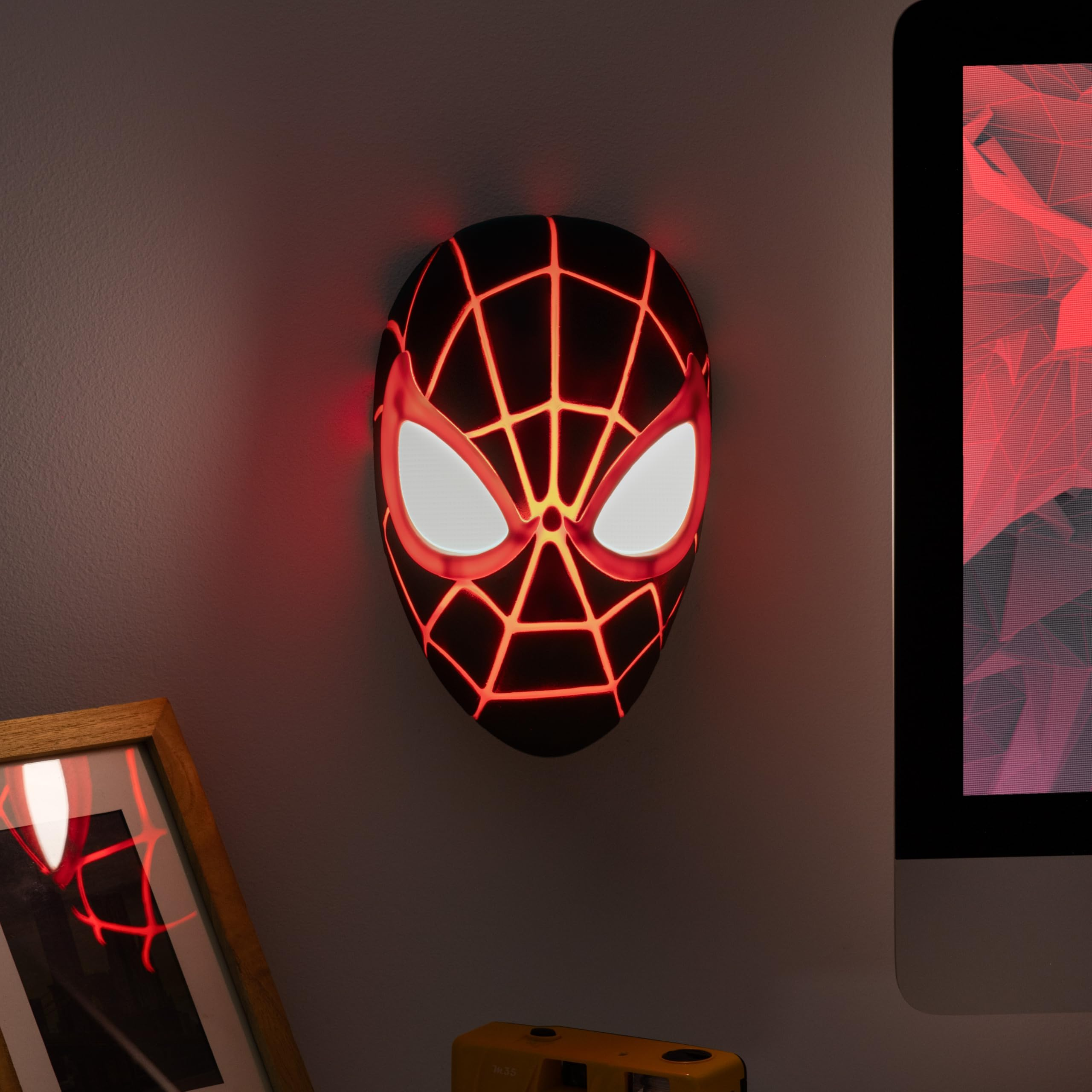 Light - Spiderman Miles Mask - hotRAGS.com