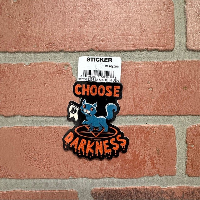 Sticker - Choose Darkness Cat - hotRAGS.com