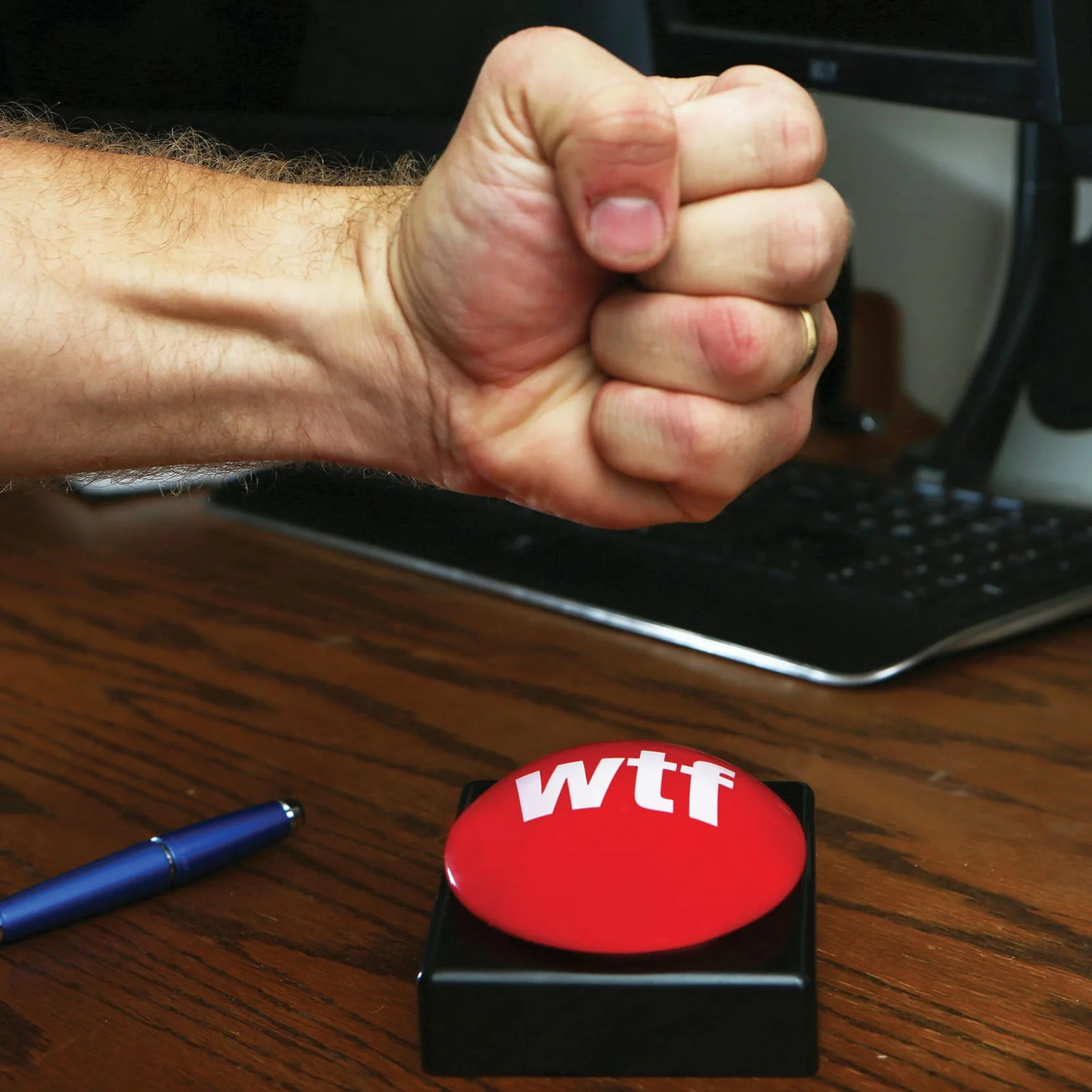 Button - WTF Slammer - hotRAGS.com