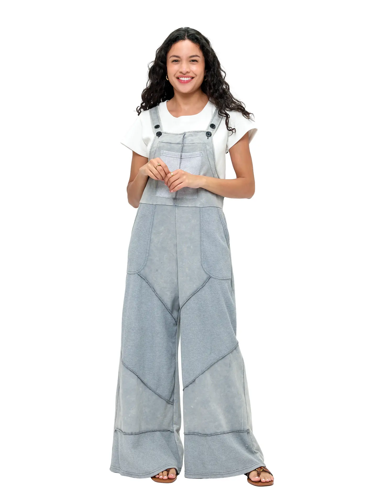 Overall - Patchwork Free Spirit - Grey - hotRAGS.com