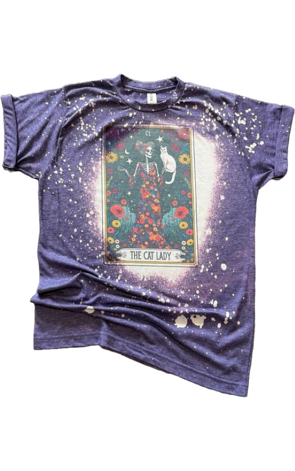 T Shirt - Tarot The Cat Lady - hotRAGS.com