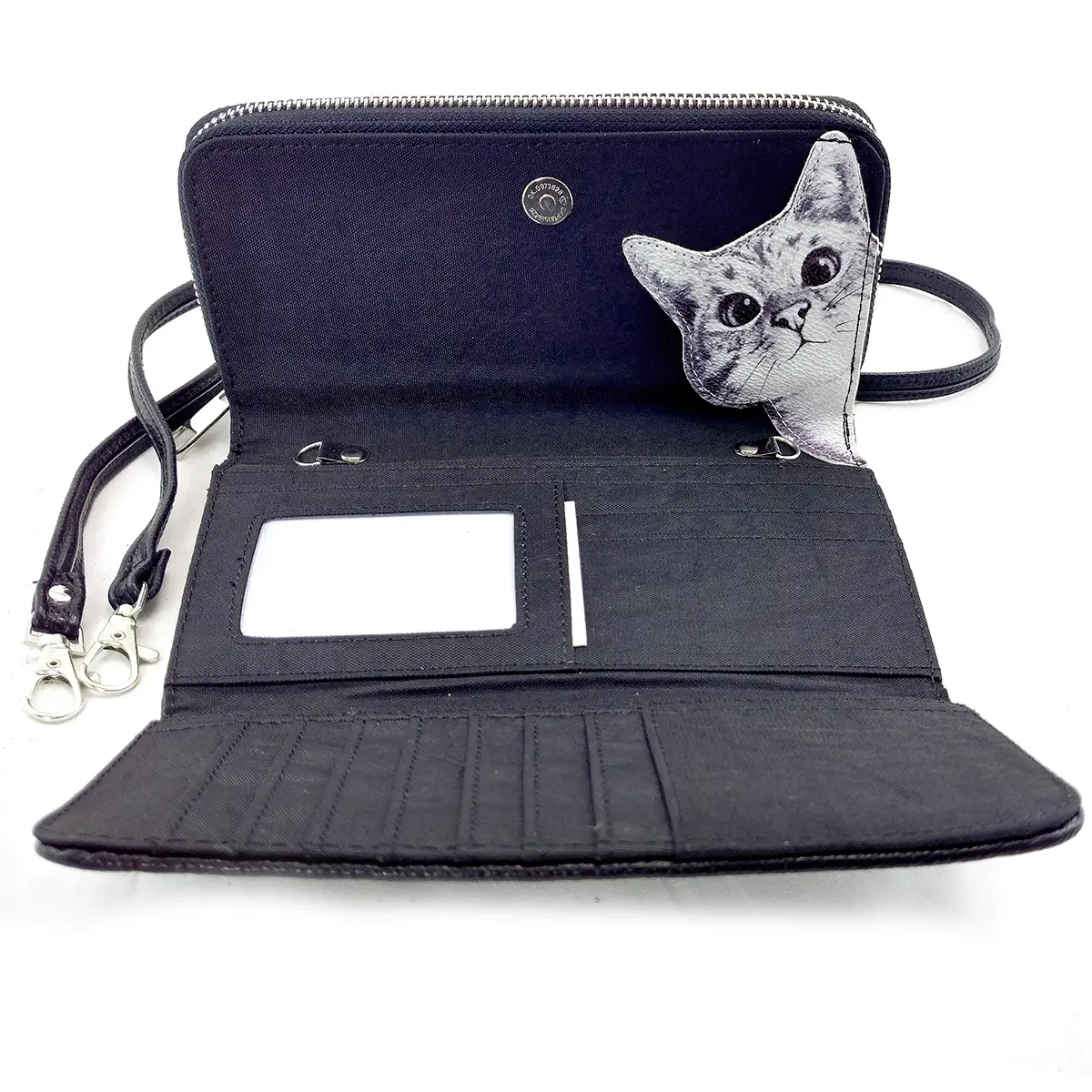 Wallet - Peeking Cat - hotRAGS.com