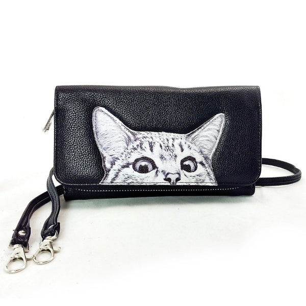 Wallet - Peeking Cat - hotRAGS.com