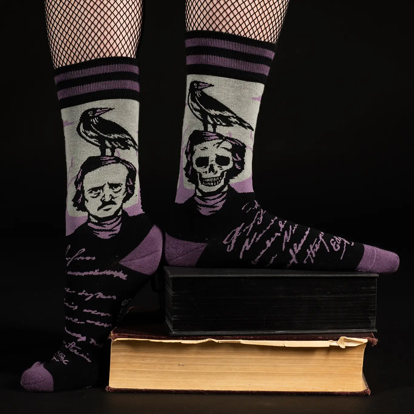 Socks - The Raven Poe - hotRAGS.com