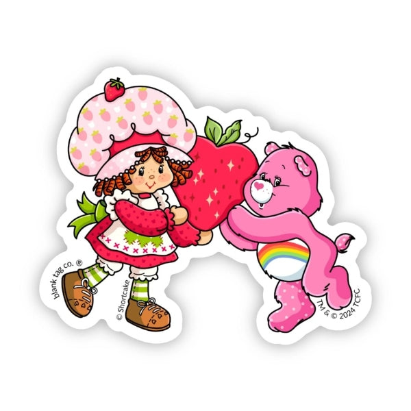 Sticker - Strawberry Care Bear - hotRAGS.com