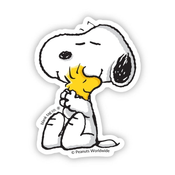 Sticker - Snoopy Woodstock 2.7x3" - hotRAGS.com