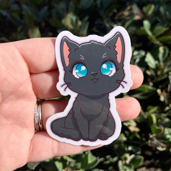 Sticker - Black Cat Vinyl - hotRAGS.com