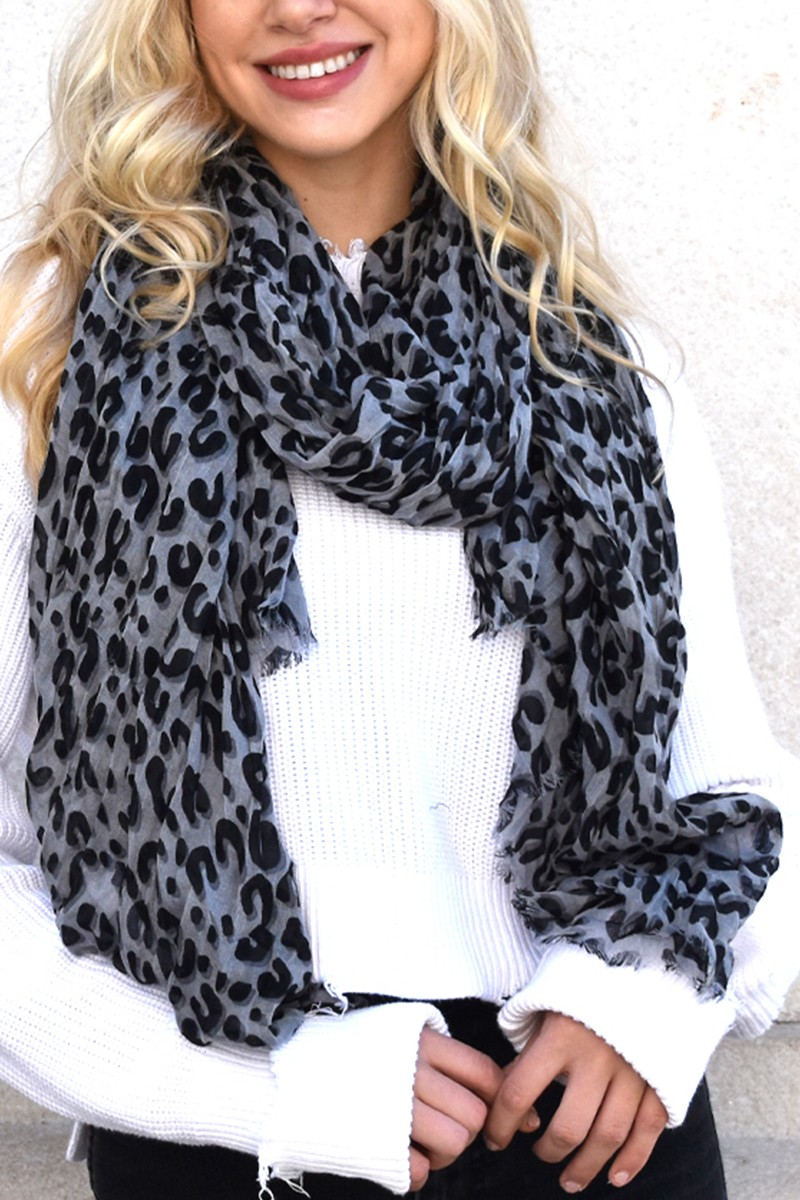 Scarf - Wrap Leopard Print - hotRAGS.com