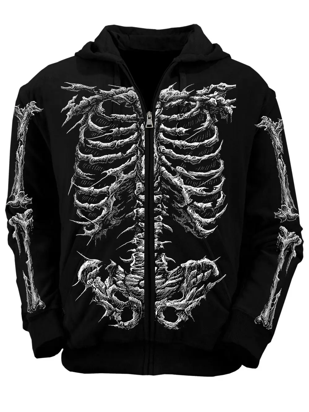 Hoodie - Skeleton Dead Inside - hotRAGS.com