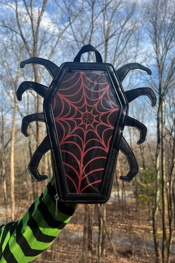 Bag - Spider Coffin Black Red - hotRAGS.com