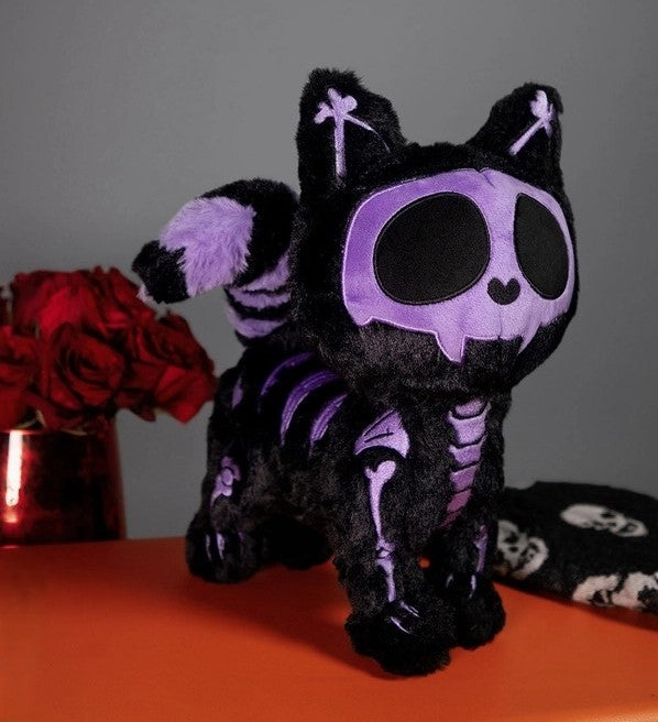 Plush - Skelekitty - Purple Bones - hotRAGS.com