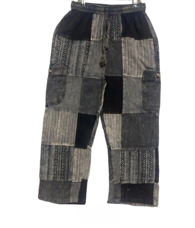 Pant - Patchwork Black White - hotRAGS.com