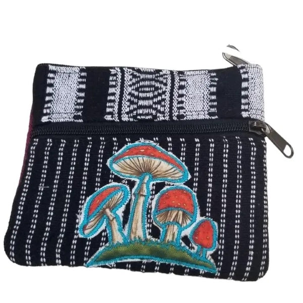 Coin Purse- Mushroom 2 Zipper - hotRAGS.com