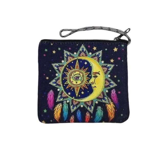 Coin Purse - Cotton Sun Moon Dream - hotRAGS.com