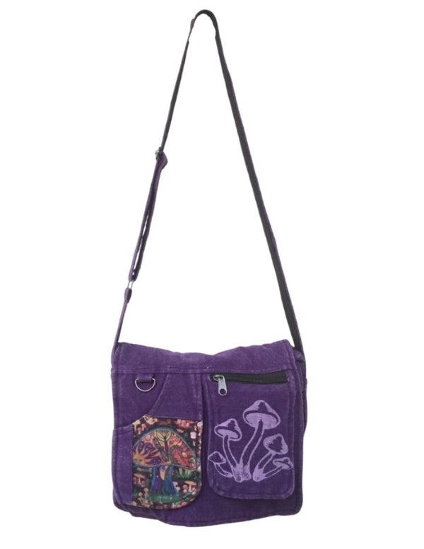 Bag - Messenger Boho Mushroom - hotRAGS.com