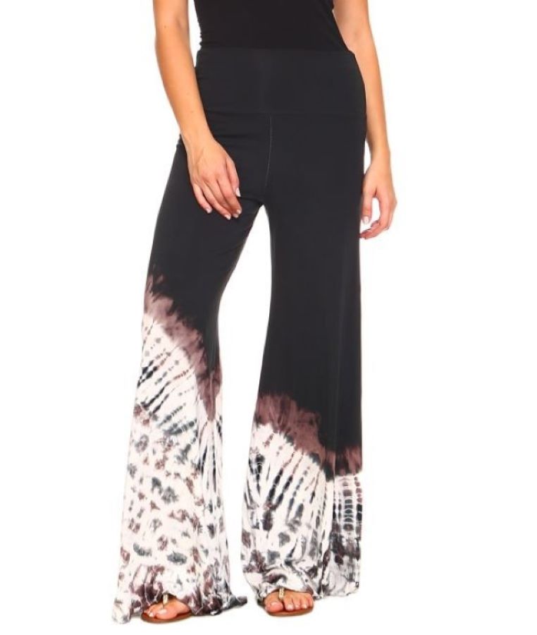 Pant - Palazzo Boho Dim Grey - hotRAGS.com
