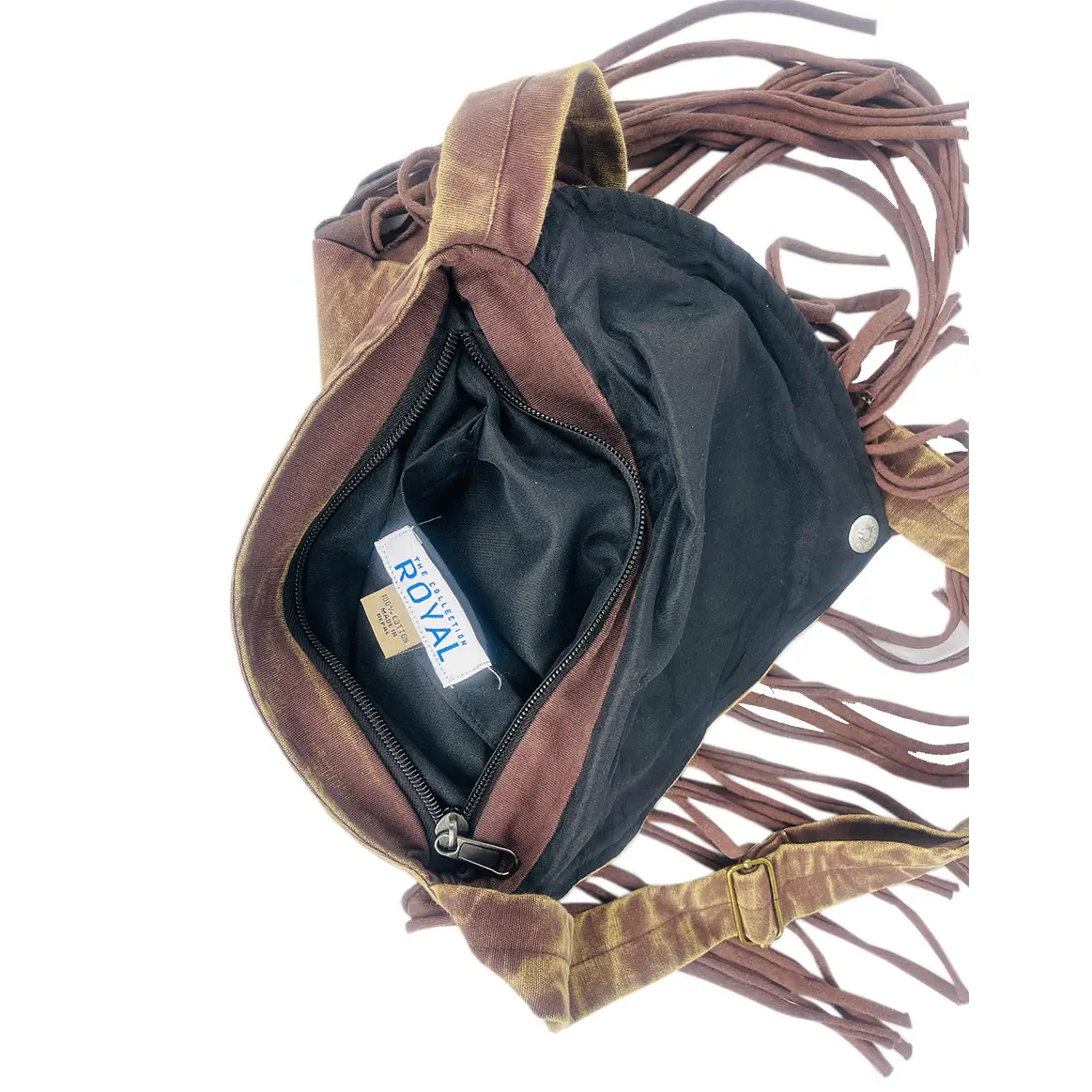 Bag - Crossbody Cat Fring Brown - hotRAGS.com