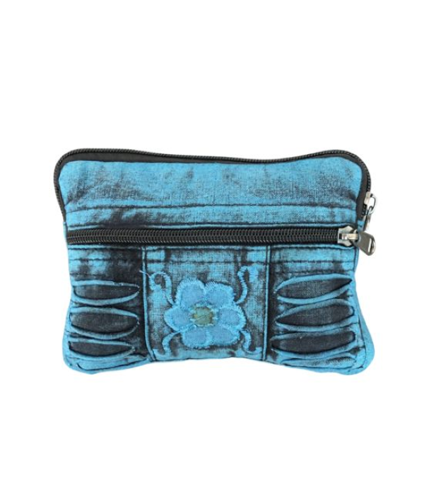 Coin Purse - Daisy Embroidered - Assorted - hotRAGS.com